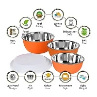 The Elite Collection Of Food Bowls, Airtight Microwave Safe Re-Heating Set 3-thumb2