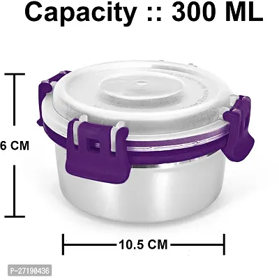 Multipurpose Stainless Steel Jars for Lunch Box and Mixing Bowl Food Storage Containers Pack of 1