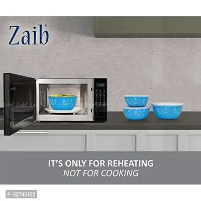 Zaib Microwave Safe Stainless Steel Bowl Set Of 4 Food Storage Container For Kitchen-thumb4