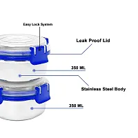 Durable Stainless Steel Microwave Safe Containers With Lid For Kitchen Food Storage Pack Of 4-thumb4