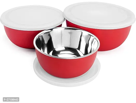 Multipurpose Stainless Steel Jars for Lunch Box and Mixing Bowl Food Storage Containers Pack of 2-thumb0