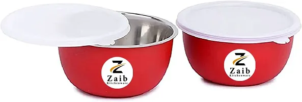 Multipurpose Stainless Steel Jars for Lunch Box and Mixing Bowl Food Storage Containers Pack of 2-thumb2