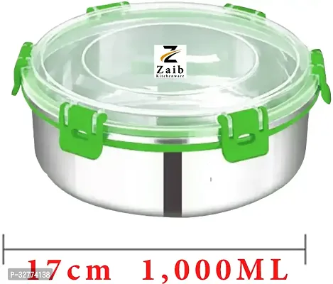 Durable Stainless Steel Microwave Safe Containers With Lid For Kitchen Food Storage Pack Of 2-thumb2