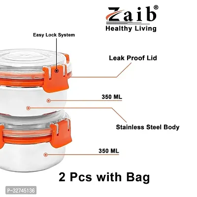 Zaib Lunch Box For Office, School And Collage, Steel Lunch Box For Kids Man And Woman, Keep Food Worm And Airtight Tiffin Leak Proof-thumb4