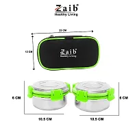 Zaib Capsule Lunch Box For Kids And School 100% Airtight Steel Each 300Ml Stainless Steel Container-thumb2