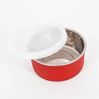 Multipurpose Stainless Steel Jars for Lunch Box and Mixing Bowl Food Storage Containers Pack of 4-thumb1