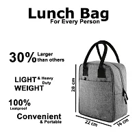 Techybee Lunch Bag Easy To Carry Food, Hand Bag For Lunch, Premium N.-thumb3