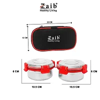 Zaib Lunch Box For Office, School And Collage, Steel Lunch Box For Kids Man And Woman, Keep Food Worm And Airtight Tiffin Leak Proof-thumb1