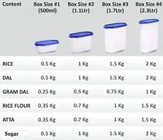 Durable Plastic Microwave Safe Containers With Lid For Kitchen Food Storage Pack Of 2-thumb3