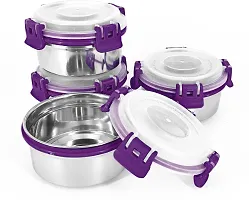 Multipurpose Stainless Steel Jars for Lunch Box and Mixing Bowl Food Storage Containers Pack of 1-thumb2