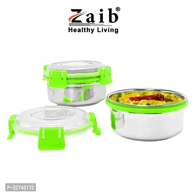 Zaib Capsule Lunch Box For Kids And School 100% Airtight Steel Each 300Ml Stainless Steel Container-thumb4