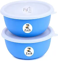 Multipurpose Stainless Steel Jars for Lunch Box and Mixing Bowl Food Storage Containers Pack of 2-thumb1