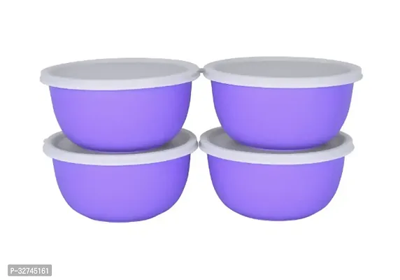 Zaib Airtight Stainless Steel Food And Snacks Storage Bowl, Fridge Container Each Container 500Ml Pack Of 4, Microwave Safe Easy To Reheating Food-thumb4