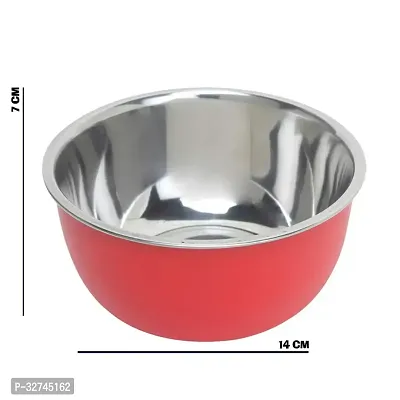 Zaib Airtight Stainless Steel Food And Snacks Storage Bowl, Fridge Container Each Container 500Ml Pack Of 4, Microwave Safe Easy To Reheating Food-thumb2