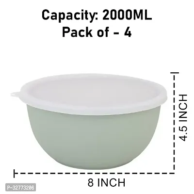 Durable Stainless Steel Microwave Safe Containers With Lid For Kitchen Food Storage Pack Of 4-thumb2