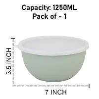 Durable Stainless Steel Microwave Safe Containers With Lid For Kitchen Food Storage Pack Of 1-thumb1