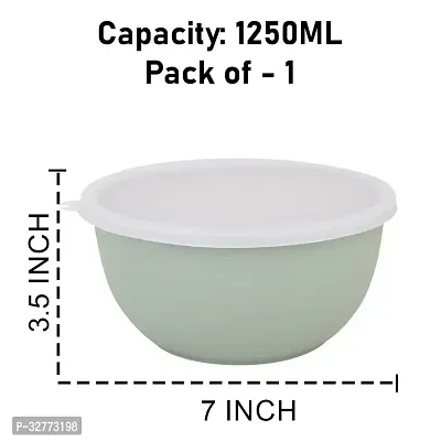 Durable Stainless Steel Microwave Safe Containers With Lid For Kitchen Food Storage Pack Of 1-thumb2