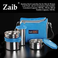 Durable Steel Microwave Safe Lunch Box Set For Food Storage Pack Of 1-thumb2