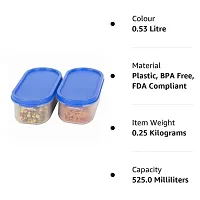 Durable Plastic Microwave Safe Containers With Lid For Kitchen Food Storage Pack Of 2-thumb1