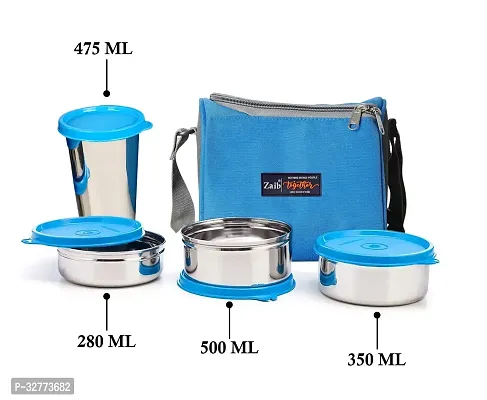 Durable Steel Microwave Safe Lunch Box Set For Food Storage Pack Of 1-thumb4