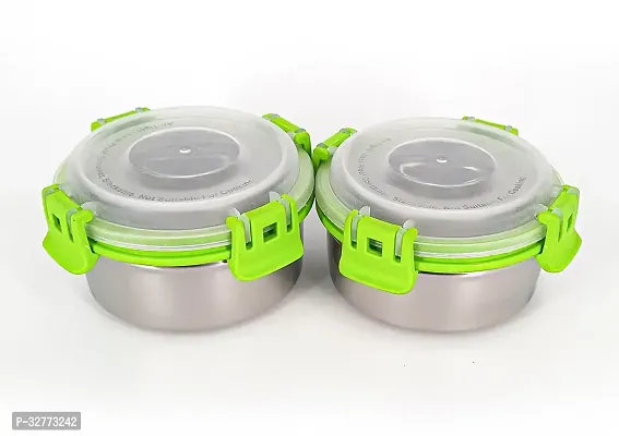 Durable Stainless Steel Microwave Safe Containers With Lid For Kitchen Food Storage Pack Of 2-thumb3