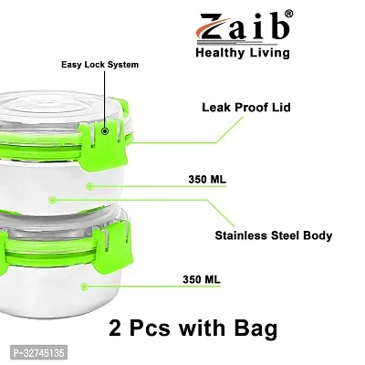 Zaib Lunch Box For Office, School And Collage, Steel Lunch Box For Kids Man And Woman, Keep Food Worm And Airtight Tiffin Leak Proof-thumb4