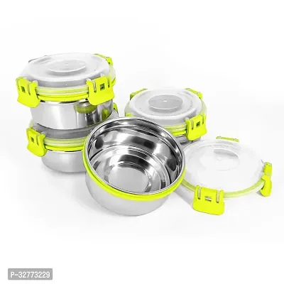 Durable Stainless Steel Microwave Safe Containers With Lid For Kitchen Food Storage Pack Of 4-thumb5