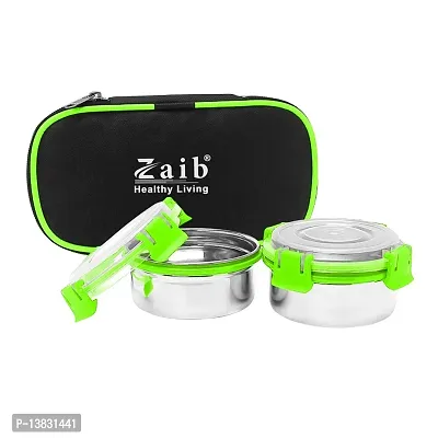 Zaib lunch box for office, school and collage, steel lunch box for kids man and woman, keep food worm and airtight tiffin leak proof-thumb0