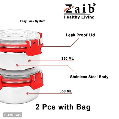 Zaib lunch box for office, school and collage, steel lunch box for kids man and woman, keep food worm and airtight tiffin leak proof-thumb3