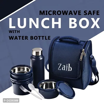 Office lunch box set with water Bottle keep your food hot and feel stylish-thumb0
