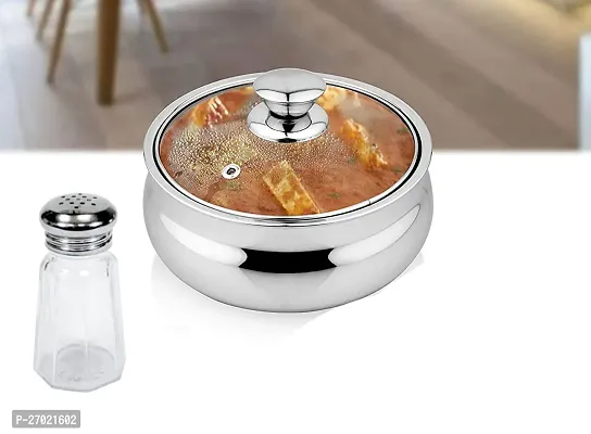 Casserole hot box for food serving and roti stock 1200ml Capacity, Keep Food hot, Made of stainless steel double wall-thumb2