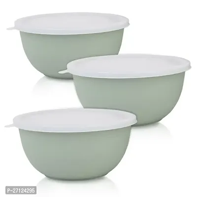 Microwave Safe Stainless Steel Euro Bowls with Lid 3 Pcs 1250ML Each-thumb0