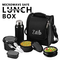 Zaib Office lunch box with bottle / airtight container spill proof and premium quality Bag-thumb4