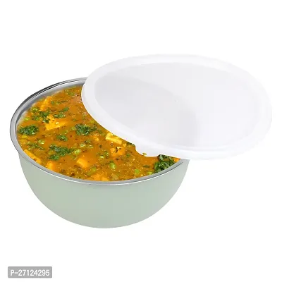 Microwave Safe Stainless Steel Euro Bowls with Lid 3 Pcs 1250ML Each-thumb3