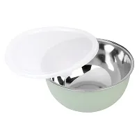 Microwave Safe Stainless Steel Euro Bowls with Lid 3 Pcs 1250ML Each-thumb3