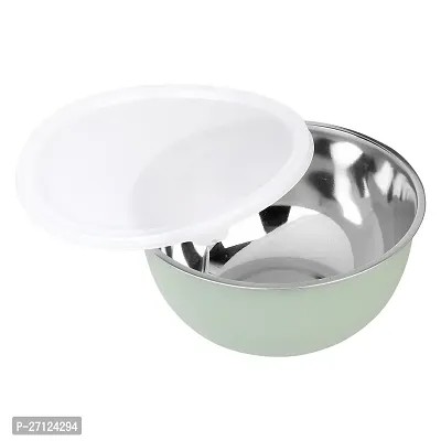 Microwave Safe Stainless Steel Bowl with Lid 1250 ML Each 2 Pcs-thumb3