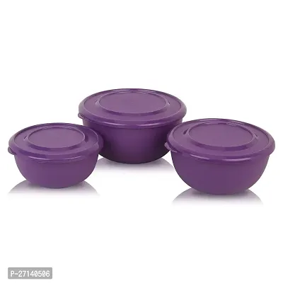 Zaib Premium Series Preserve  Serve: The Elite Collection of Food Bowls, Airtight Microwave Safe Re-heating Set 3