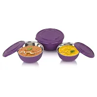 Zaib Premium Series Preserve  Serve: The Elite Collection of Food Bowls, Airtight Microwave Safe Re-heating Set 3-thumb3