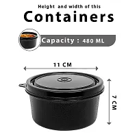 Zaib Microwave Safe airtight Dibbi | snacks Container | ( Capacity 400ml  pack of 1 ) tiffin contianer-thumb1