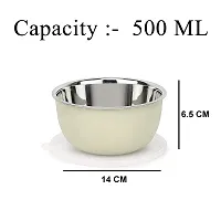 Zaib Food Storage container capacity 500ml pack of 1 multiple use as fridge container snacks and microwave reheating bowl-thumb1