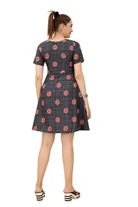 Cozke Enterprise||Midi Dress for Women||Affordable Dresses for Girls||Cotton Printed Ladies Dresses-thumb1