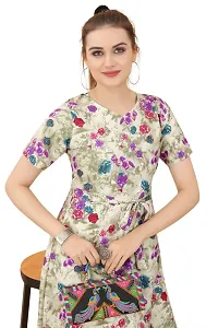 Cozke Enterprise||Printed Western Dress for Women||Casual Dress||Affordable 3 by 4 Sleeves Dress-thumb3