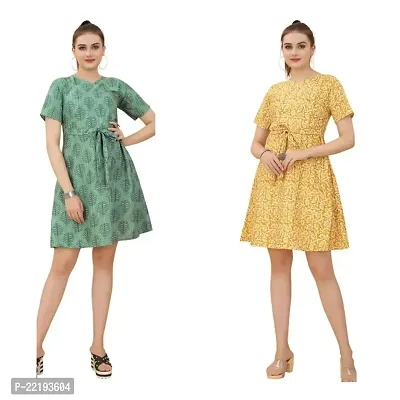 Cozke Enterprise||Western Dresses for Women||Cotton Straight Ladies Dress Combo||Affordable Crepe Ladies Dress Combo