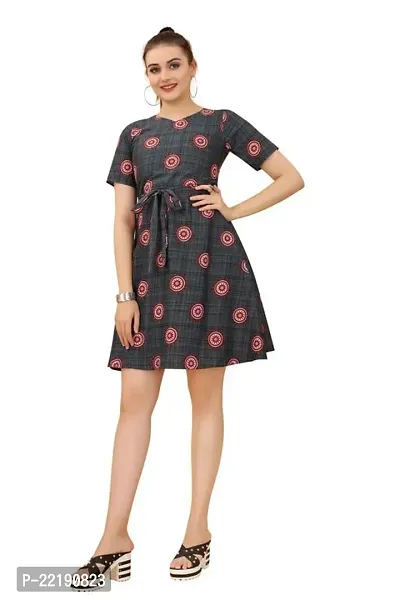 Cozke Enterprise||Midi Dress for Women||Affordable Dresses for Girls||Cotton Printed Ladies Dresses-thumb4