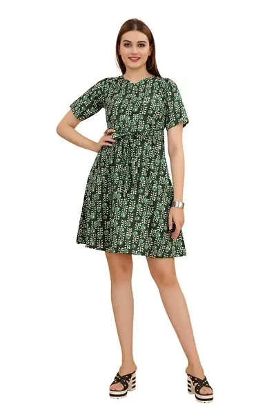 Cozke Enterprise||Midi Dress for Women||Affordable Dresses for Girls||Cotton Printed Ladies Dresses