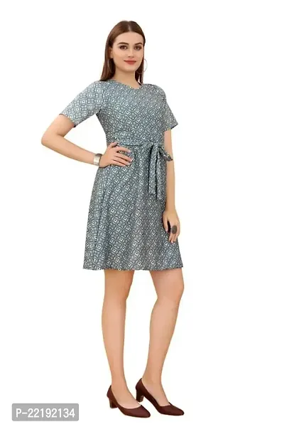 Cozke Enterprise||Midi Dress for Women||Affordable Dresses for Girls||Cotton Printed Ladies Dresses-thumb5