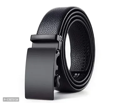 Elegant Black Canvas Solid Belts For Men