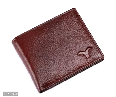 Designer Maroon Artificial Leather Solid Wallet For Men-thumb0