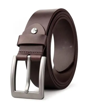ESSTAIN Men's Genuine Leather Pin Buckle Belt |100%-Genuine Leather