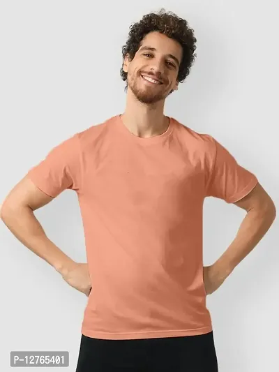 Fantastic Men Cotton T-shirt Peach